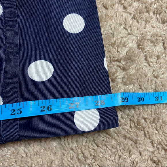 Navy and white polka dot A-line sundress size 10 - Picture 8 of 10